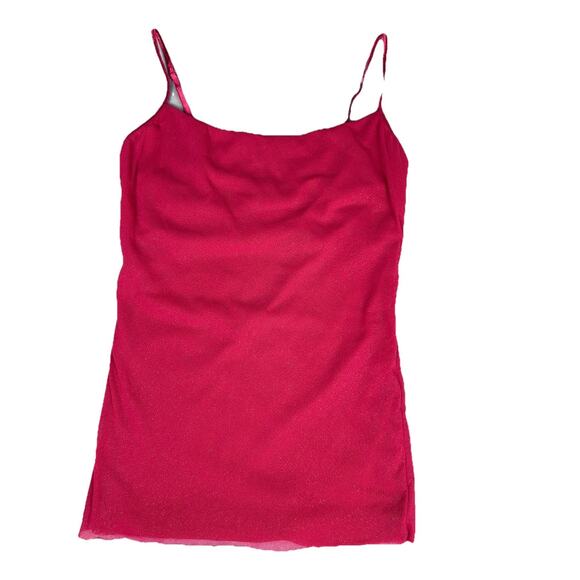 Cosabella Tops - COSABELLA TAN MESH TANK SHEER BUILT IN BRA M